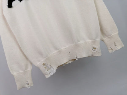Amiri Destroyed effect sweater