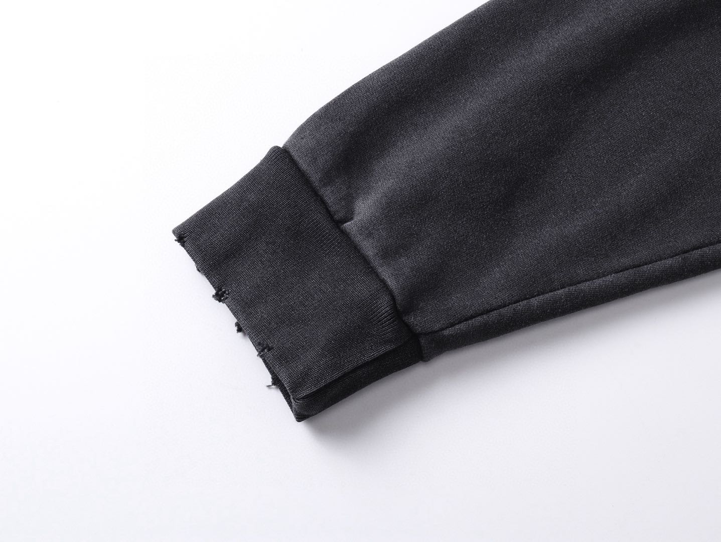 Balenciaga Men's Sponsor Logos Large Zip-up Hoodie in Black Faded