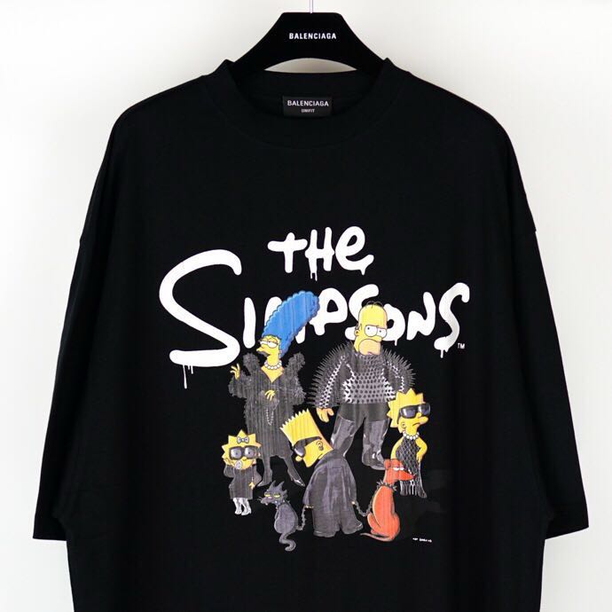 Balenciaga The Simpsons co-branded T-shirt