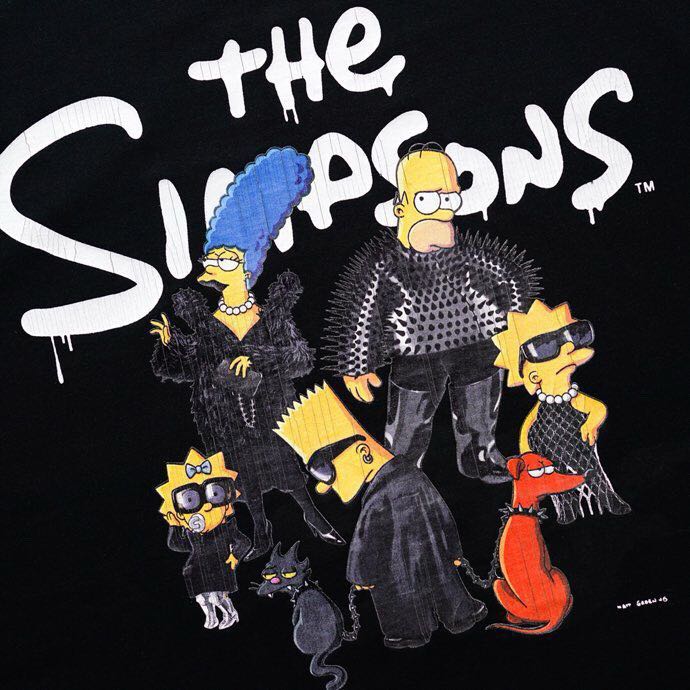 Balenciaga The Simpsons co-branded T-shirt