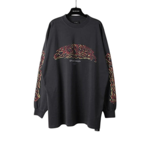 Balenciaga SS23 letter print sweatshirt