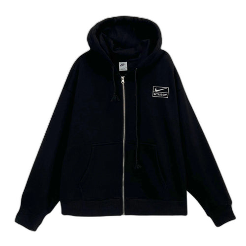 Nike x Stussy Washed Fleece Hoodie "Black"