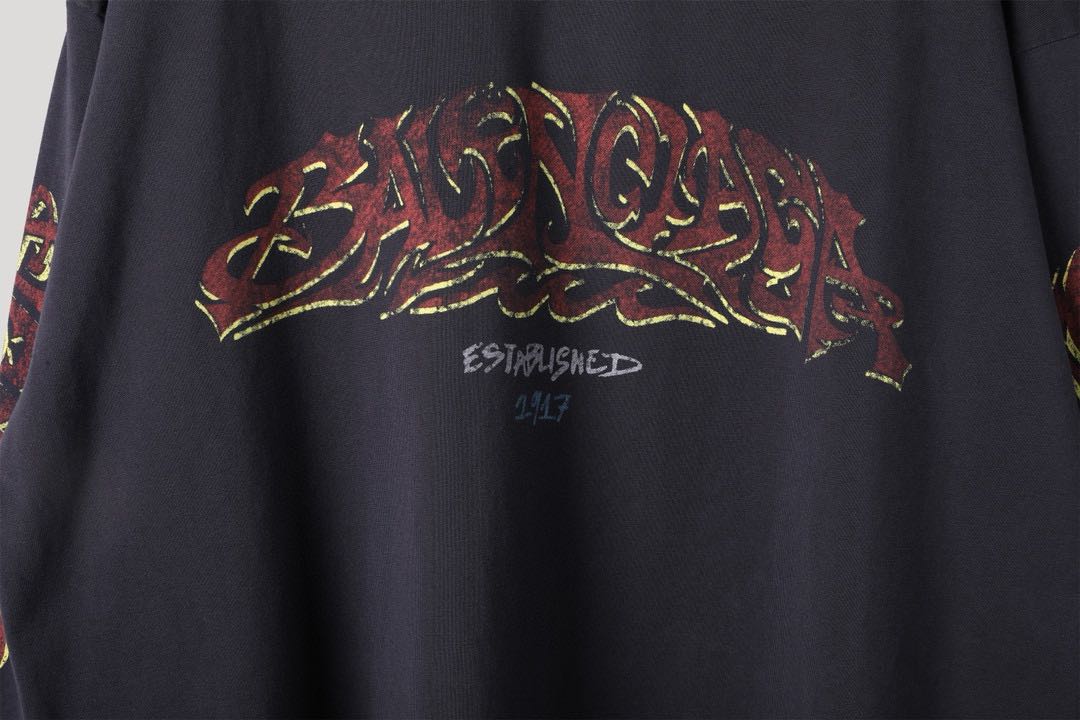 Balenciaga SS23 letter print sweatshirt