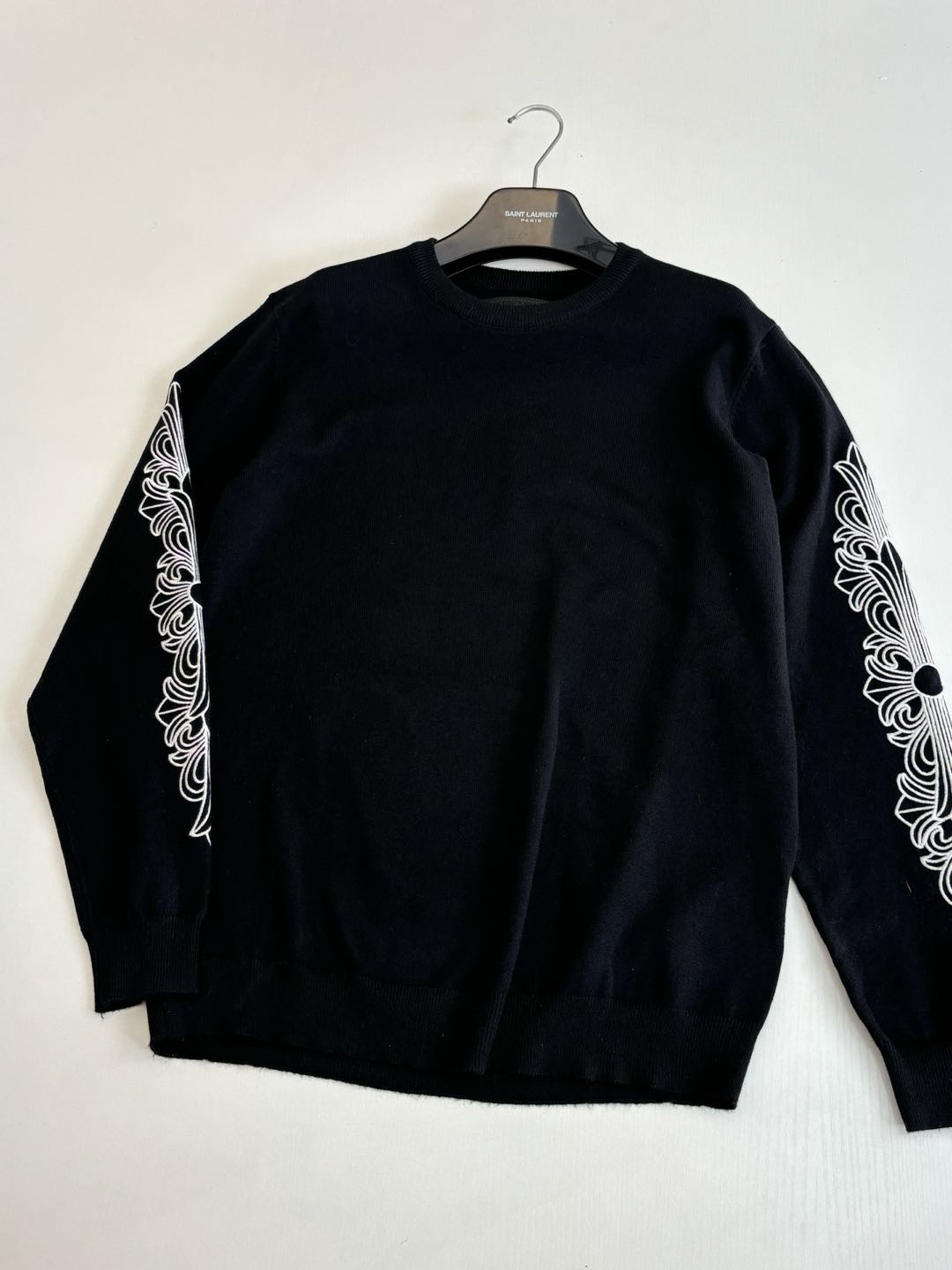 Chrome Hearts Embroidered Crew Neck Sweater