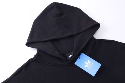 Balenciaga x adidas Logo Oversized Hoodie 'Black White'