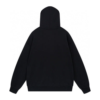 Balenciaga x adidas Logo Oversized Hoodie 'Black White'