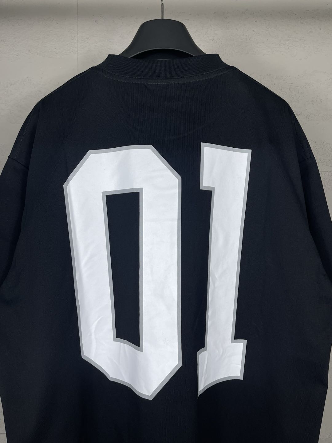 BALENCIAGA Men's Basketball Series Oversized T-Shirt "black"
