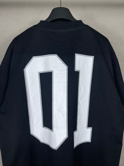 BALENCIAGA Men's Basketball Series Oversized T-Shirt "black"
