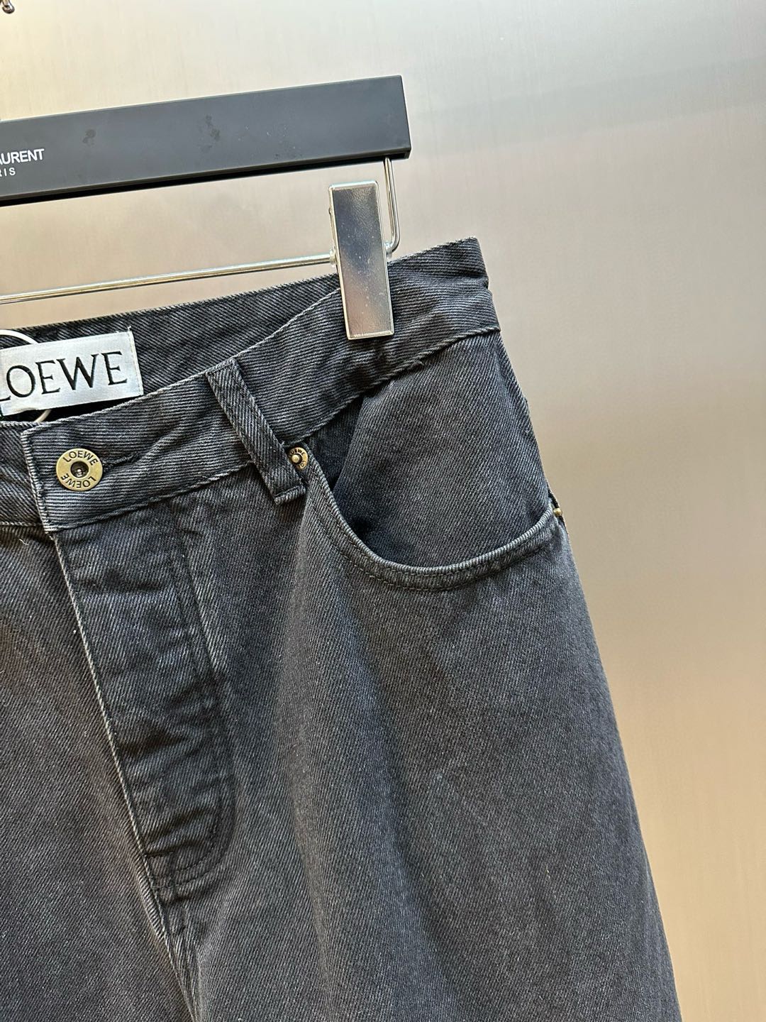 LOEWE Button Flight Jeans Loose Fit Jeans