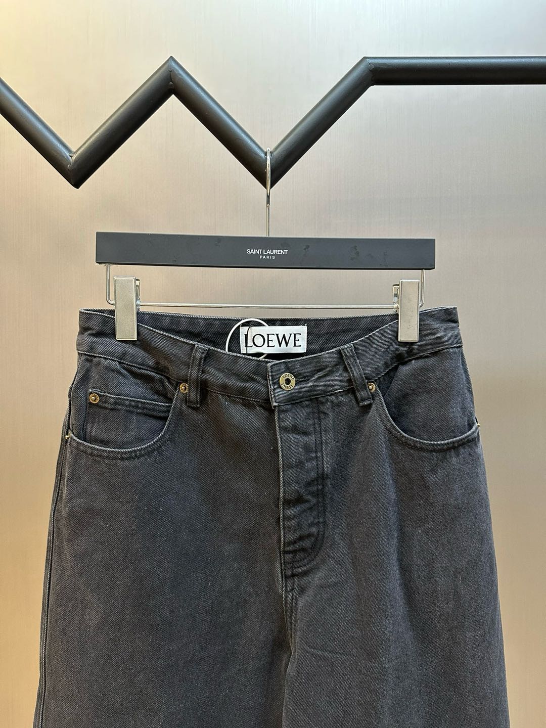 LOEWE Button Flight Jeans Loose Fit Jeans