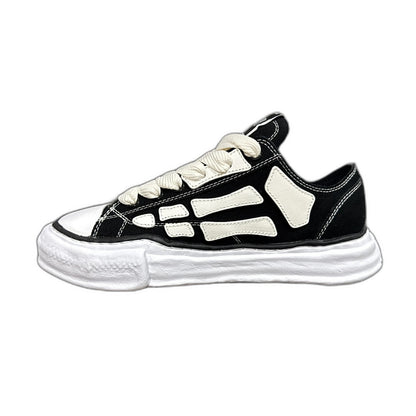 AMIRI × Maison MIHARA YASUHIRO PETERSON OG Sole Canvas Low-top Sneaker "Bones/Black"