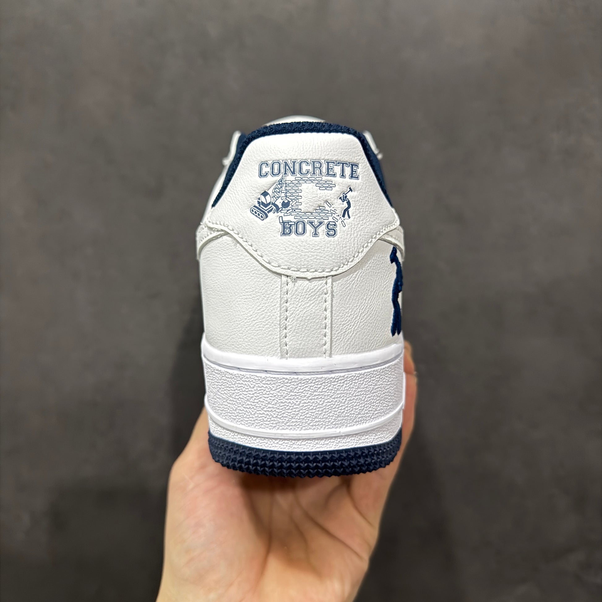 Lil Yachty × Nike Us Force 1 (Air Force 1) Low "White and Midnight Navy"