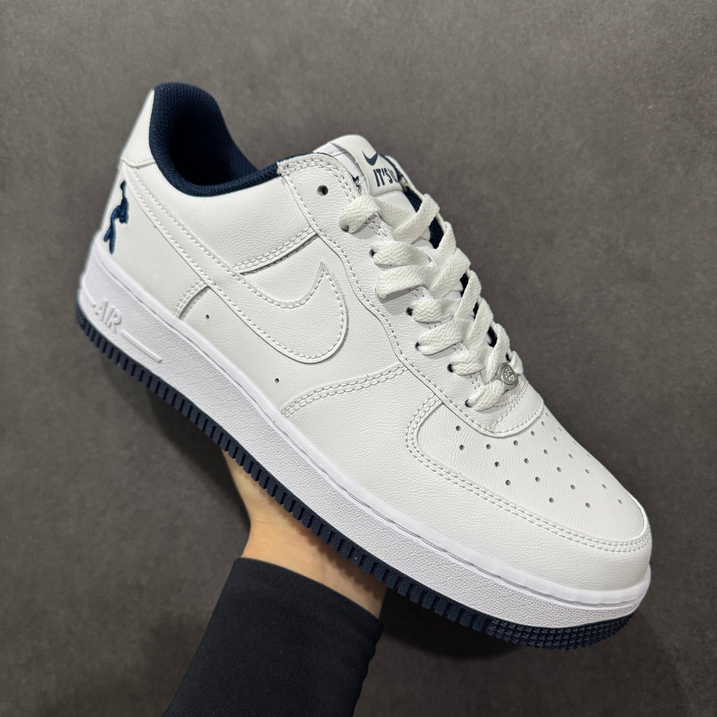 Lil Yachty × Nike Us Force 1 (Air Force 1) Low "White and Midnight Navy"