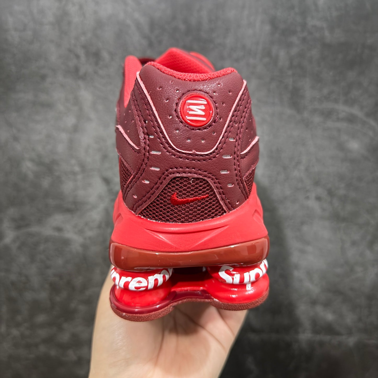 Supreme × Nike Shox Ride 2 "Speed Red/Siren Red-Barn"