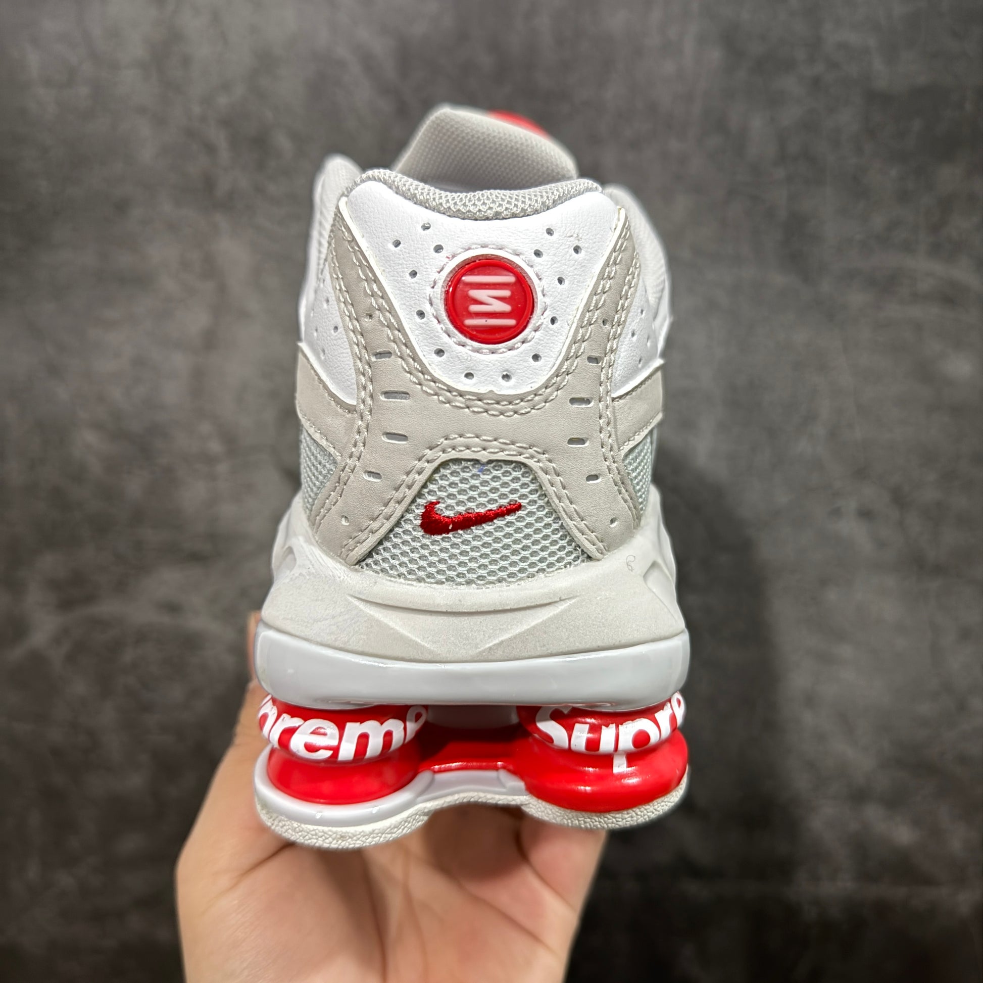 Supreme × Nike Shox Ride 2 "White/Grey Fog/Flat Platinum"