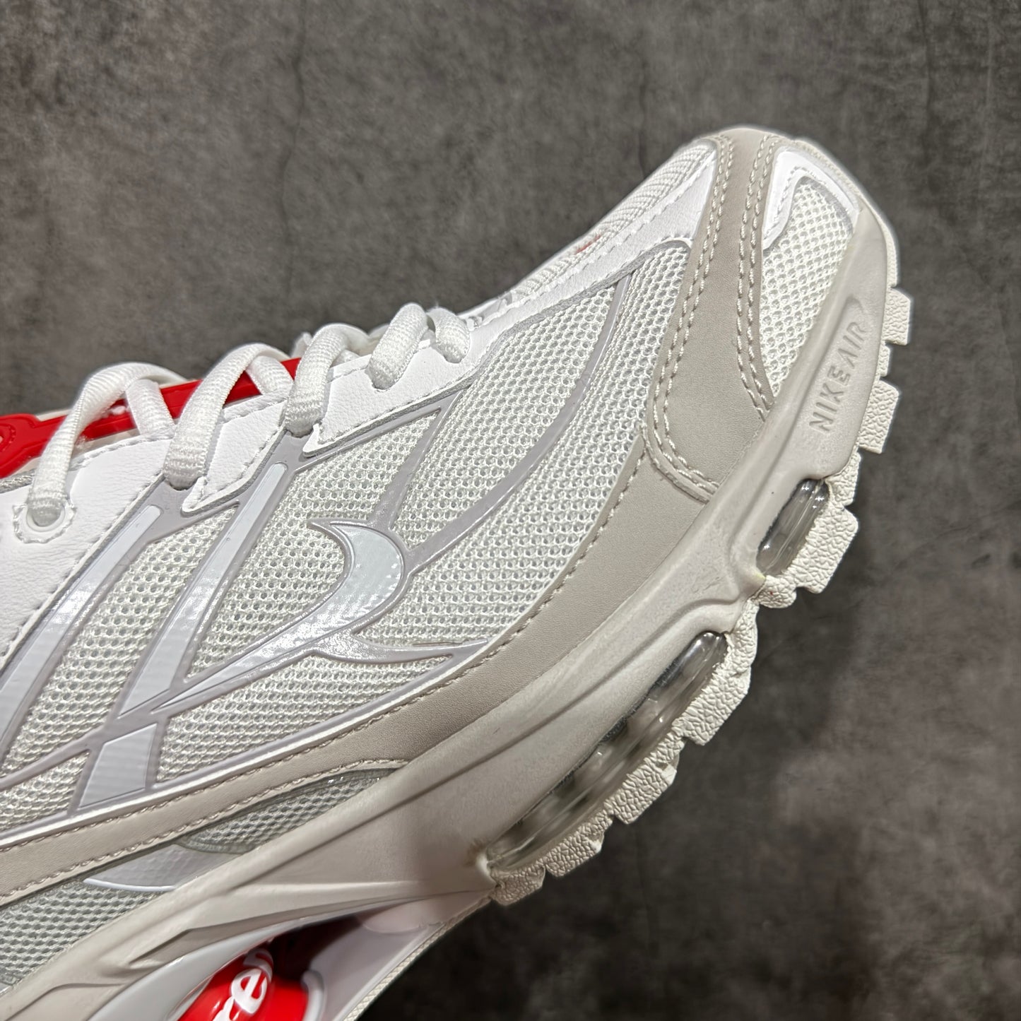 Supreme × Nike Shox Ride 2 "White/Grey Fog/Flat Platinum"