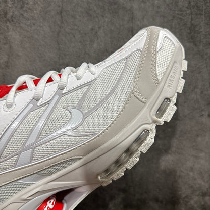 Supreme × Nike Shox Ride 2 "White/Grey Fog/Flat Platinum"