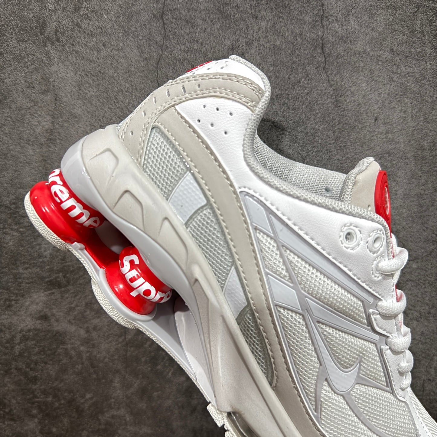 Supreme × Nike Shox Ride 2 "White/Grey Fog/Flat Platinum"