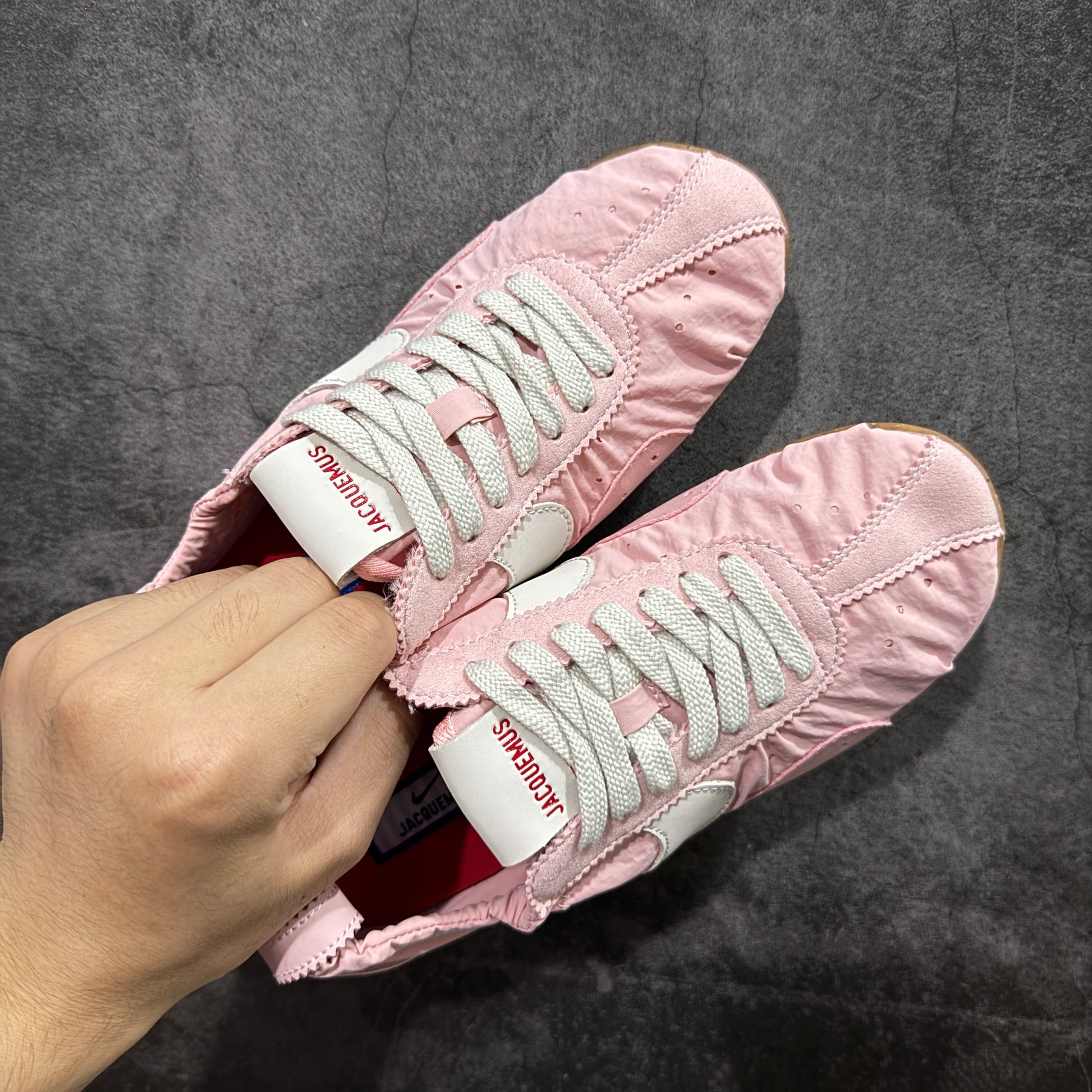 Jacquemus × Nike Women's Moon Shoe SP "Aluminum Pink"