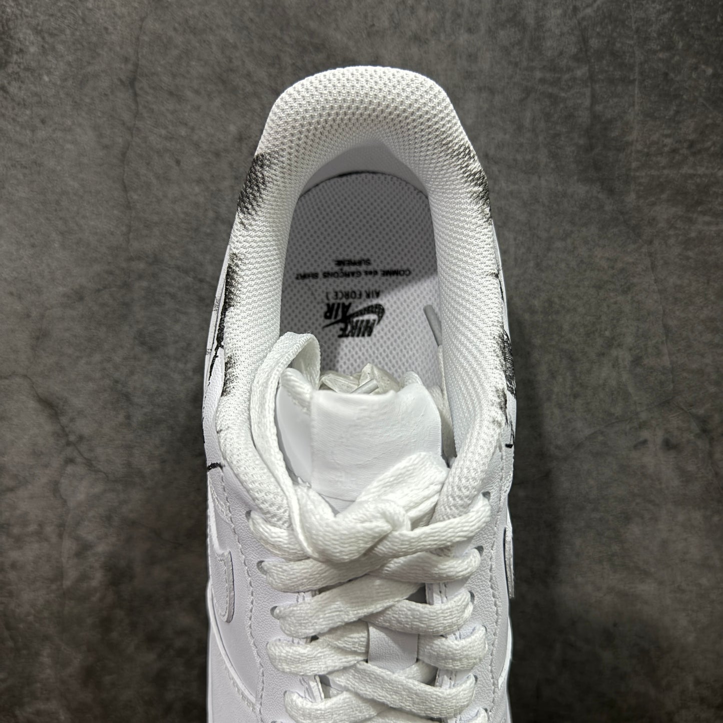 Supreme × Comme des Garçons SHIRT × Nike Air Force 1 Low "White"