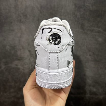 Supreme × Comme des Garçons SHIRT × Nike Air Force 1 Low "White"