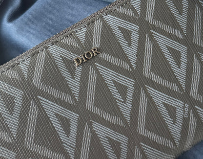 Dior CD Diamond Long Zip Wallet