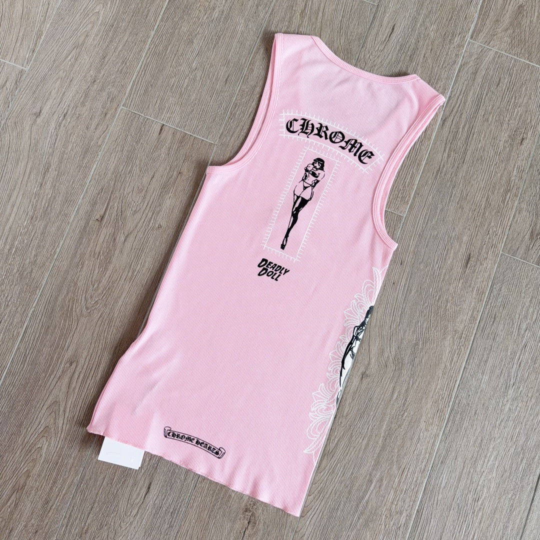 Chrome Hearts Deadly Doll tank top