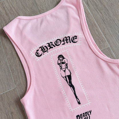 Chrome Hearts Deadly Doll tank top