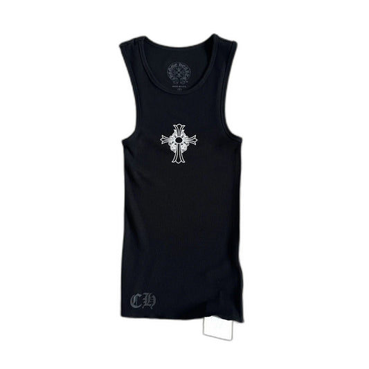 Chrome Hearts Hairy Cross Rib Tank 'Black'