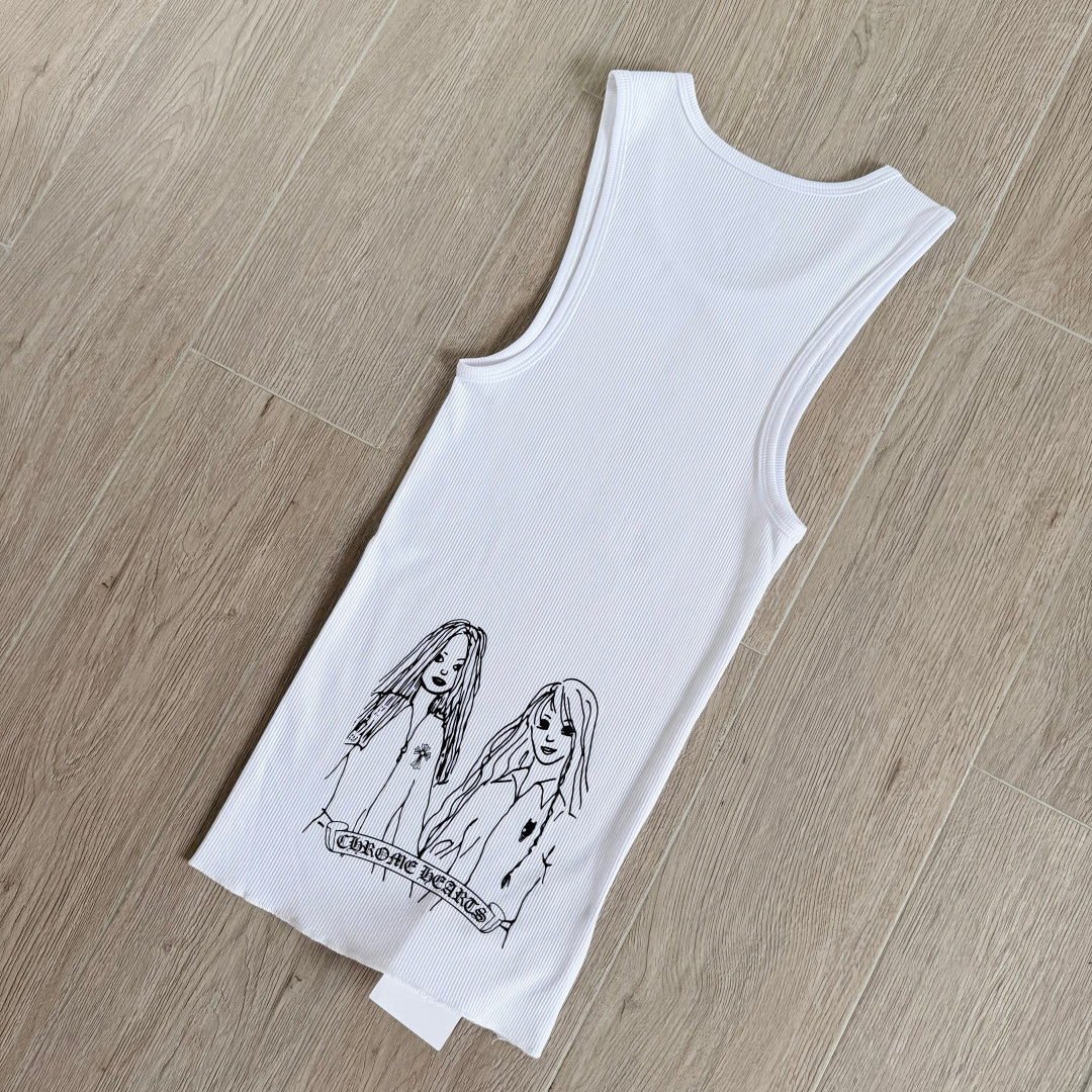 Chrome Hearts graphic print tank top