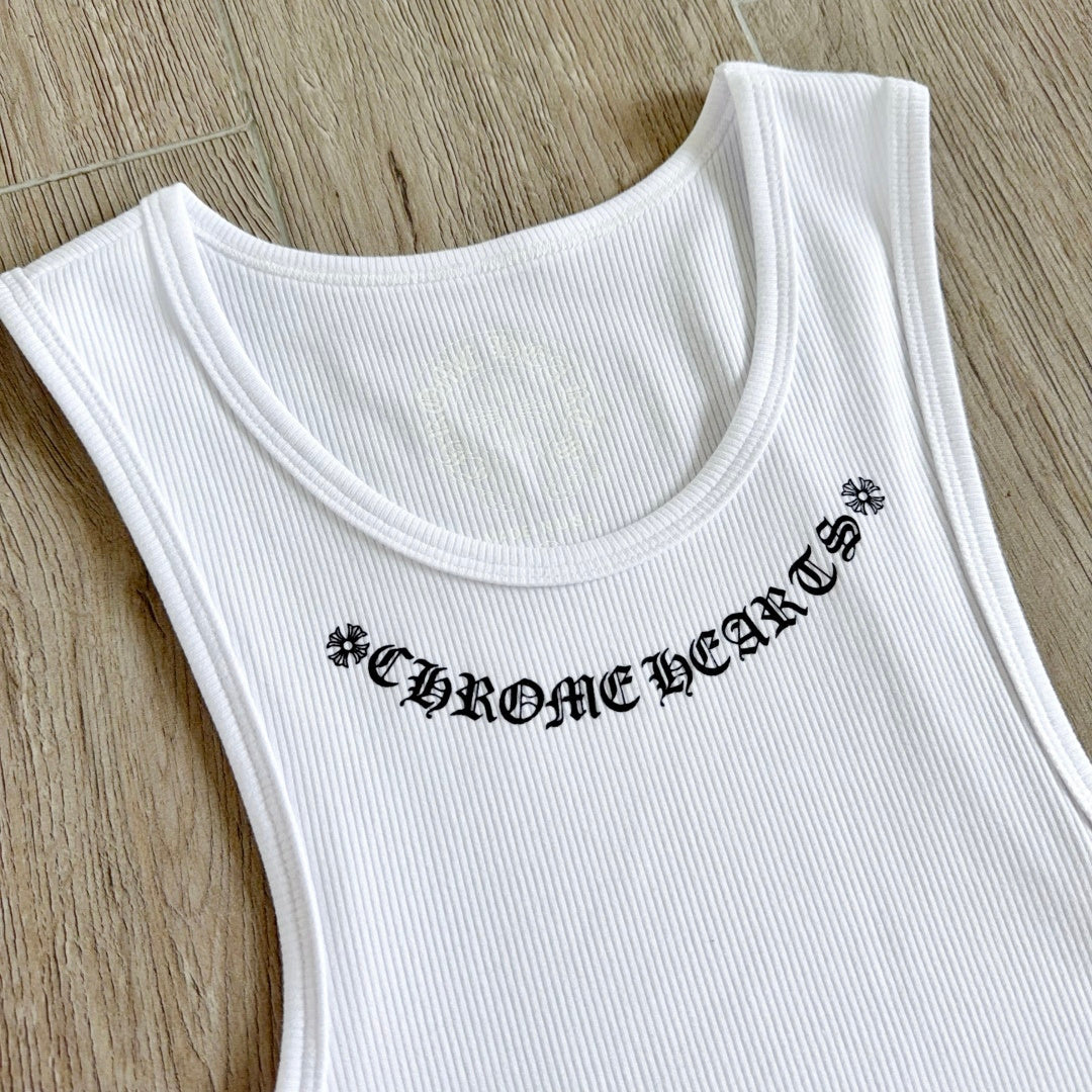 Chrome Hearts graphic print tank top