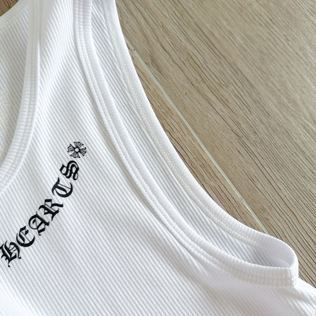 Chrome Hearts graphic print tank top