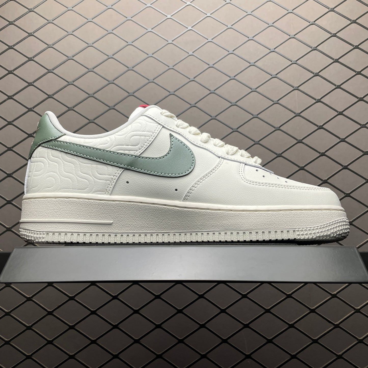 Nike Air Force 1 Low '07 "Sail/Light Bone/University Red/Jade Horizon"