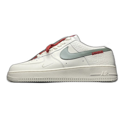 Nike Air Force 1 Low '07 "Sail/Light Bone/University Red/Jade Horizon"