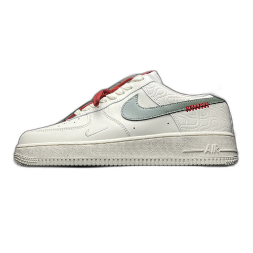 Nike Air Force 1 Low '07 "Sail/Light Bone/University Red/Jade Horizon"