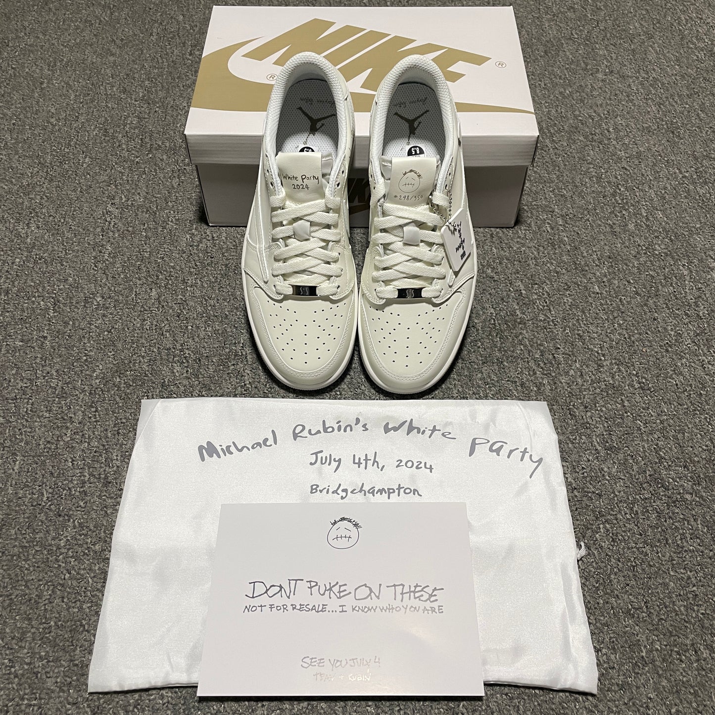 Travis Scott x Nike Air Jordan 1 Low OG “White Party