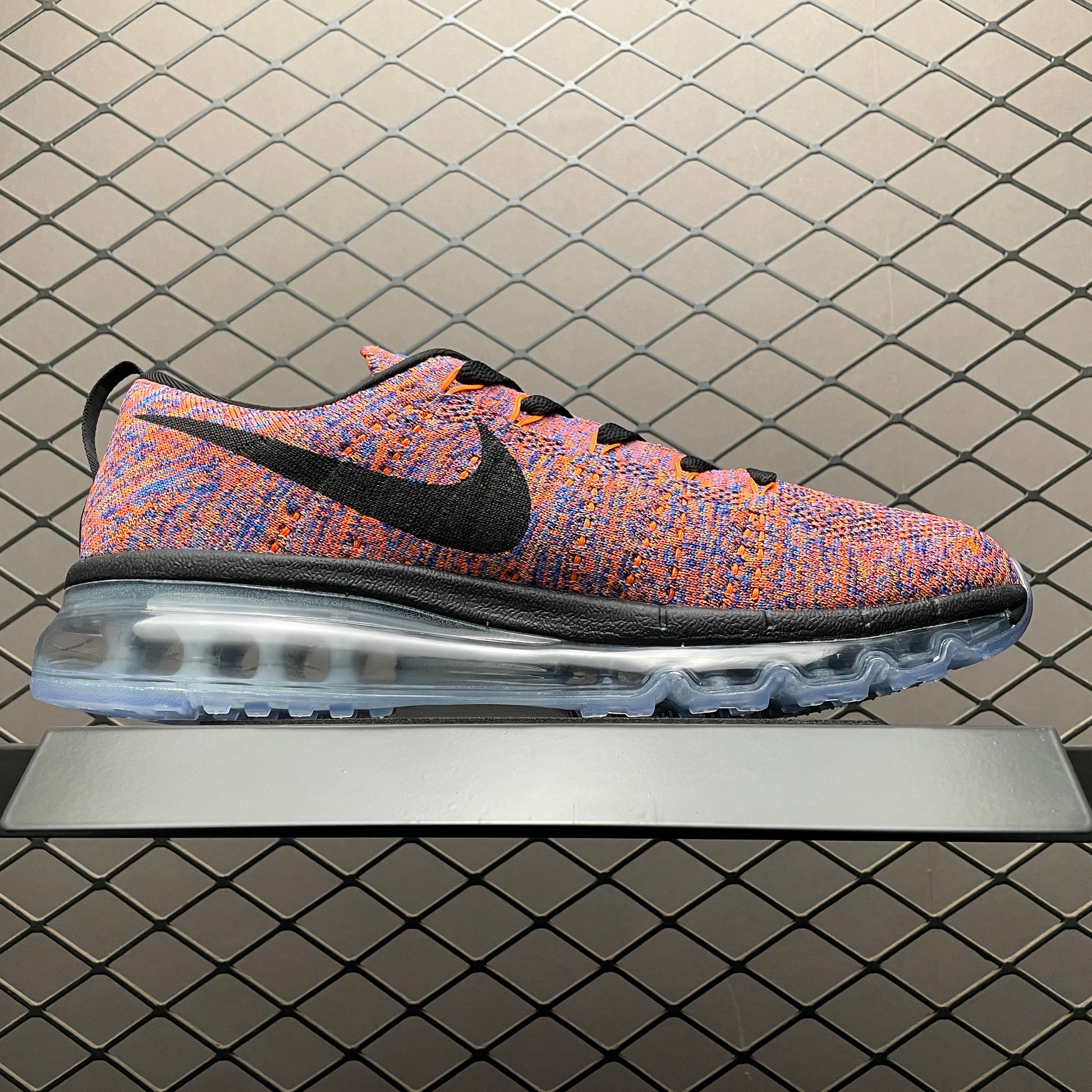 Nike Flyknit Air Max Photo Blue Total Crimson