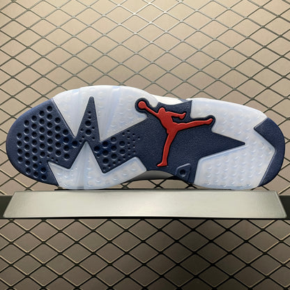 Nike Air Jordan 6 Retro "White and Midnight Navy"