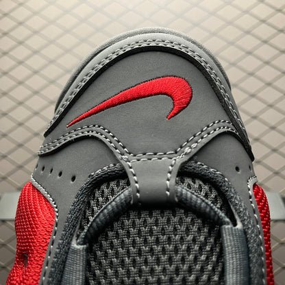 Air More Uptempo Low 'Dark Grey Light Crimson'