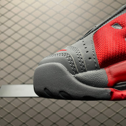 Air More Uptempo Low 'Dark Grey Light Crimson'