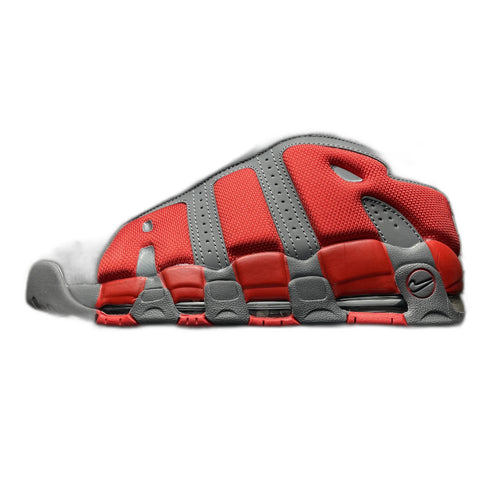 Air More Uptempo Low 'Dark Grey Light Crimson'