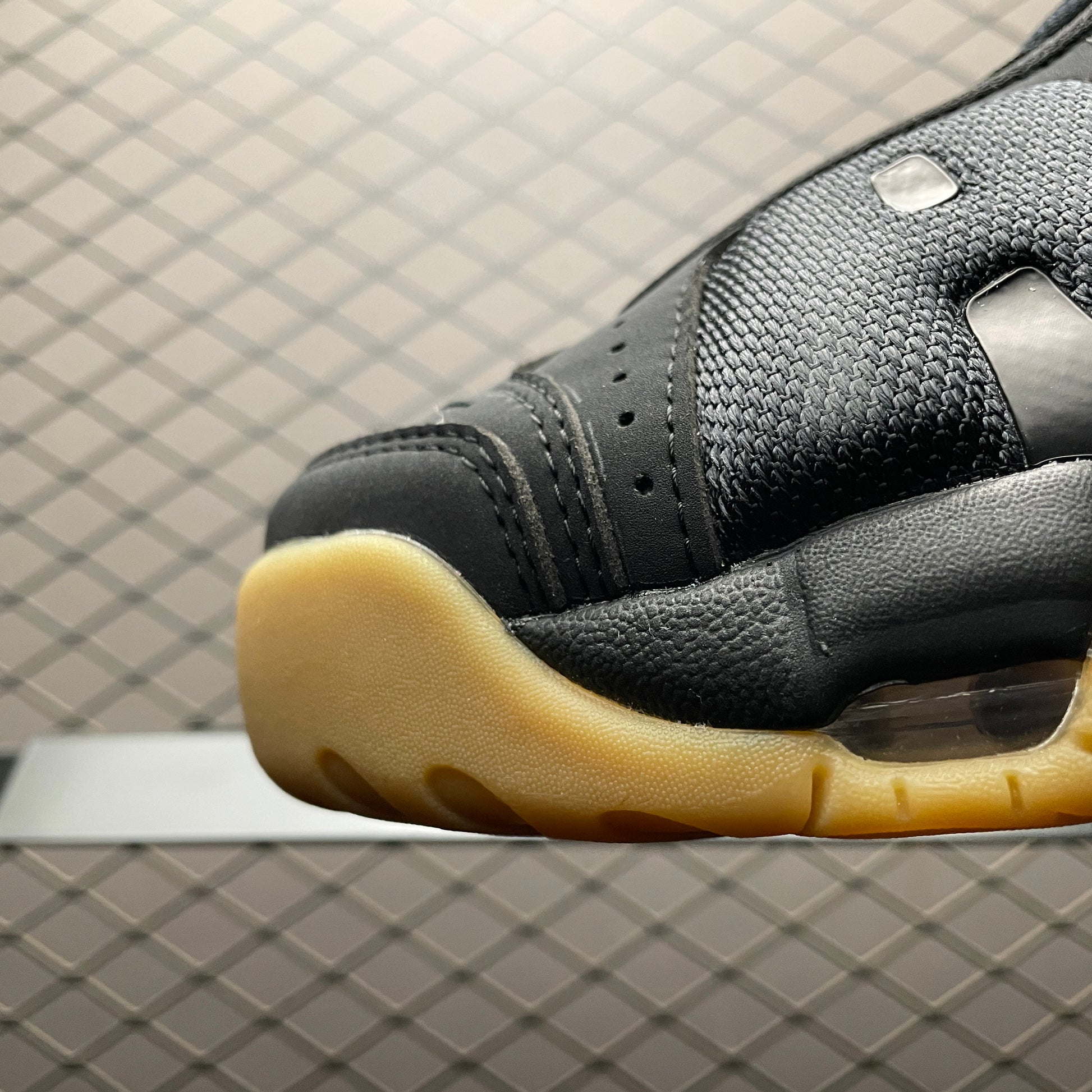 Nike Air More Uptempo Low "Black/Gum Medium Brown/Black"