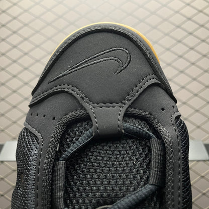 Nike Air More Uptempo Low "Black/Gum Medium Brown/Black"