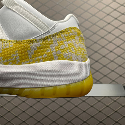 Nike  Air Jordan 11 Retro Low "Yellow Snake Skin"