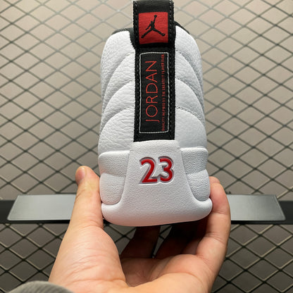 Nike Air Jordan 12 Retro "Black/White/University Red"