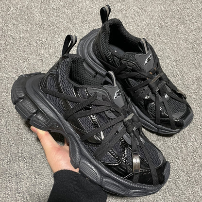 Balenciaga Men's 3xl Extreme Laces B Sneaker in Black
