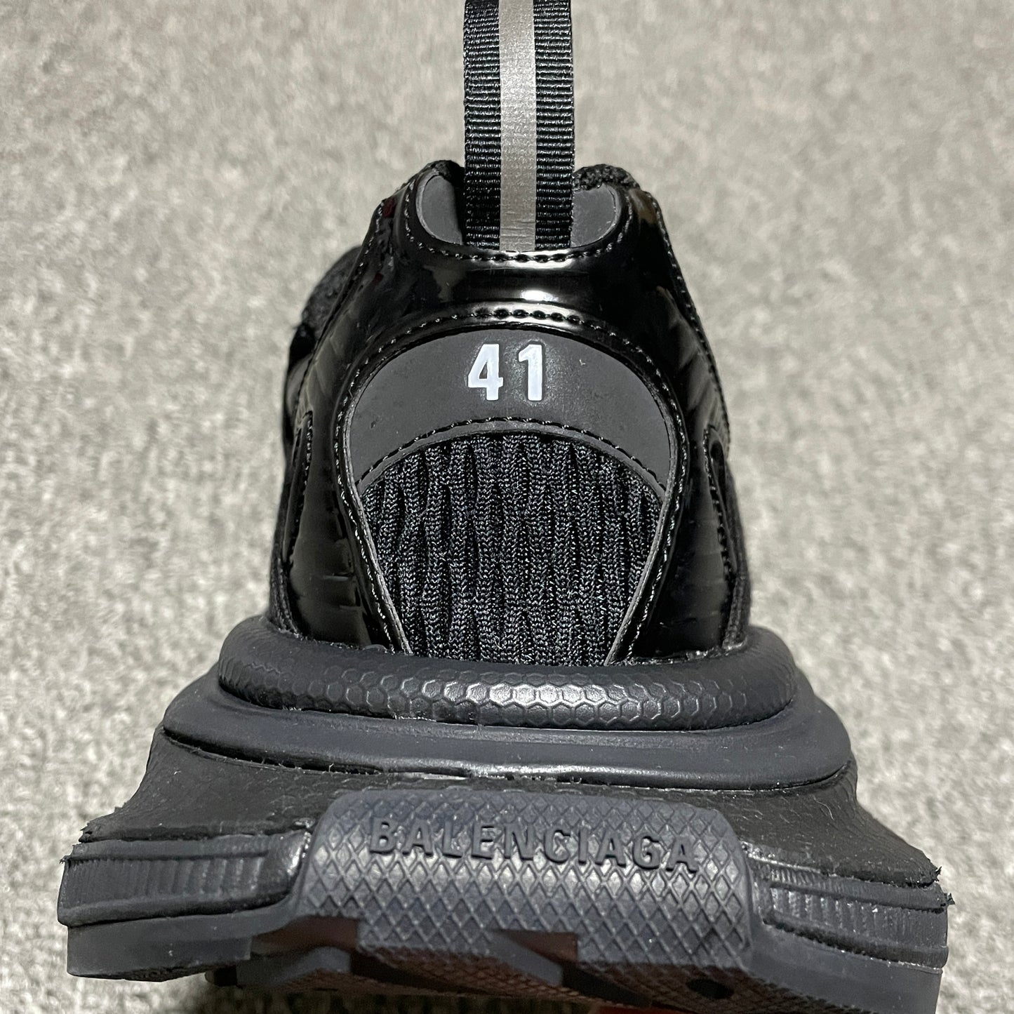 Balenciaga Men's 3xl Extreme Laces B Sneaker in Black