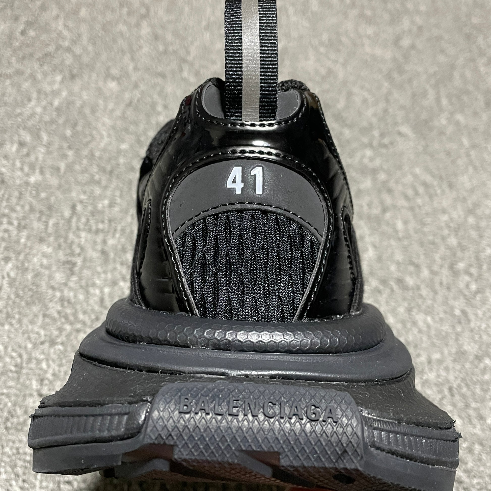 Balenciaga Men's 3xl Extreme Laces B Sneaker in Black