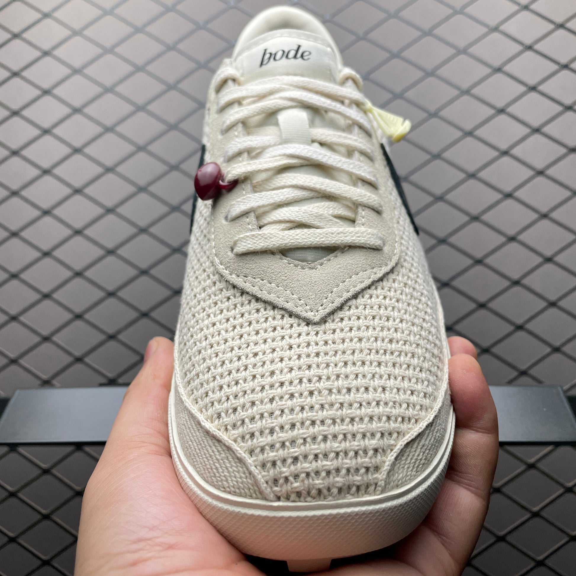 Bode × Nike Astro Grabber "Light Cream and Black"