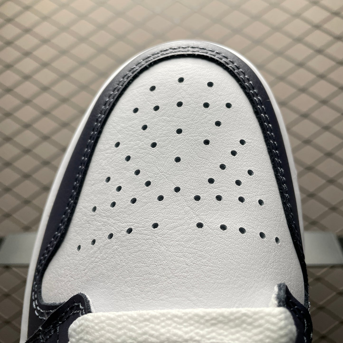 Nike Air Jordan 1 Low "White/Dark Blue Grey/Purple Comet/Indigo Haze"